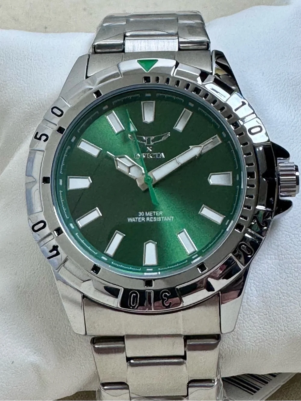 Invicta Men’s 42mm Green Dial Quartz Watch NWT